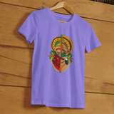 MAVELI- KATHAKALI-THEYYAM FUSION T-SHIRT FOR WOMEN