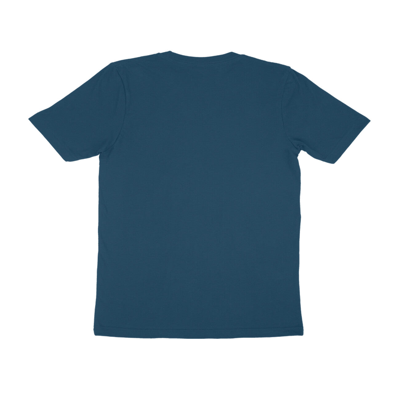 Navy Blue Half Sleeve Plain T-Shirt for Men