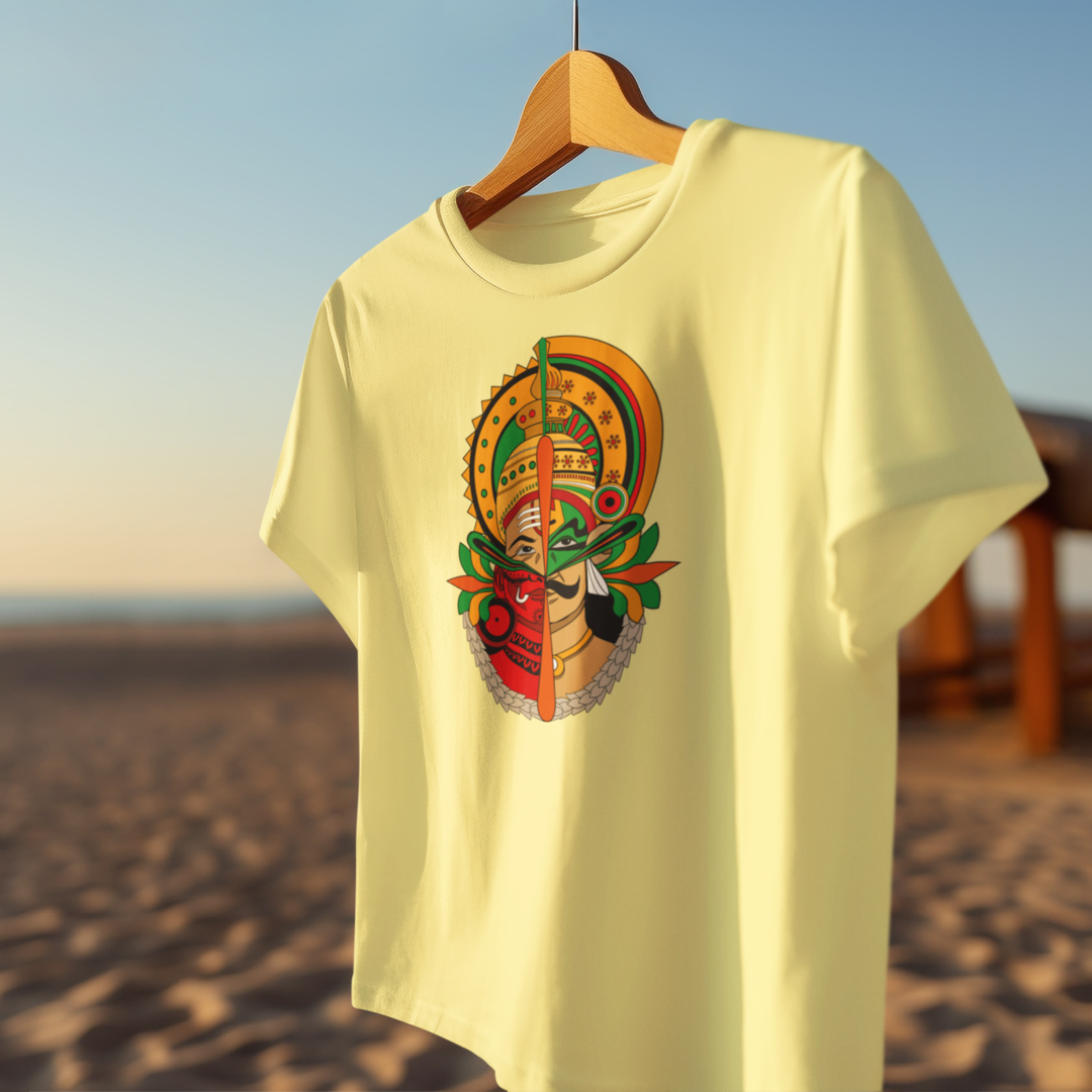 MAVELI- KATHAKALI-THEYYAM FUSION T-SHIRT FOR MEN