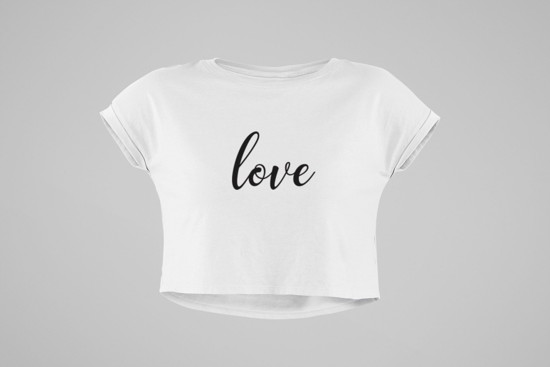 Love Women Croptop