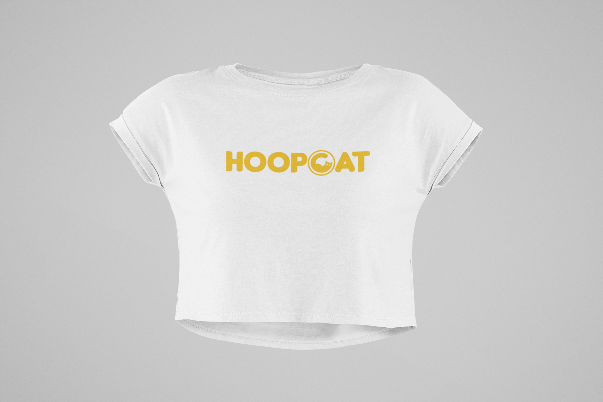 Hoopcat White Women's Croptop