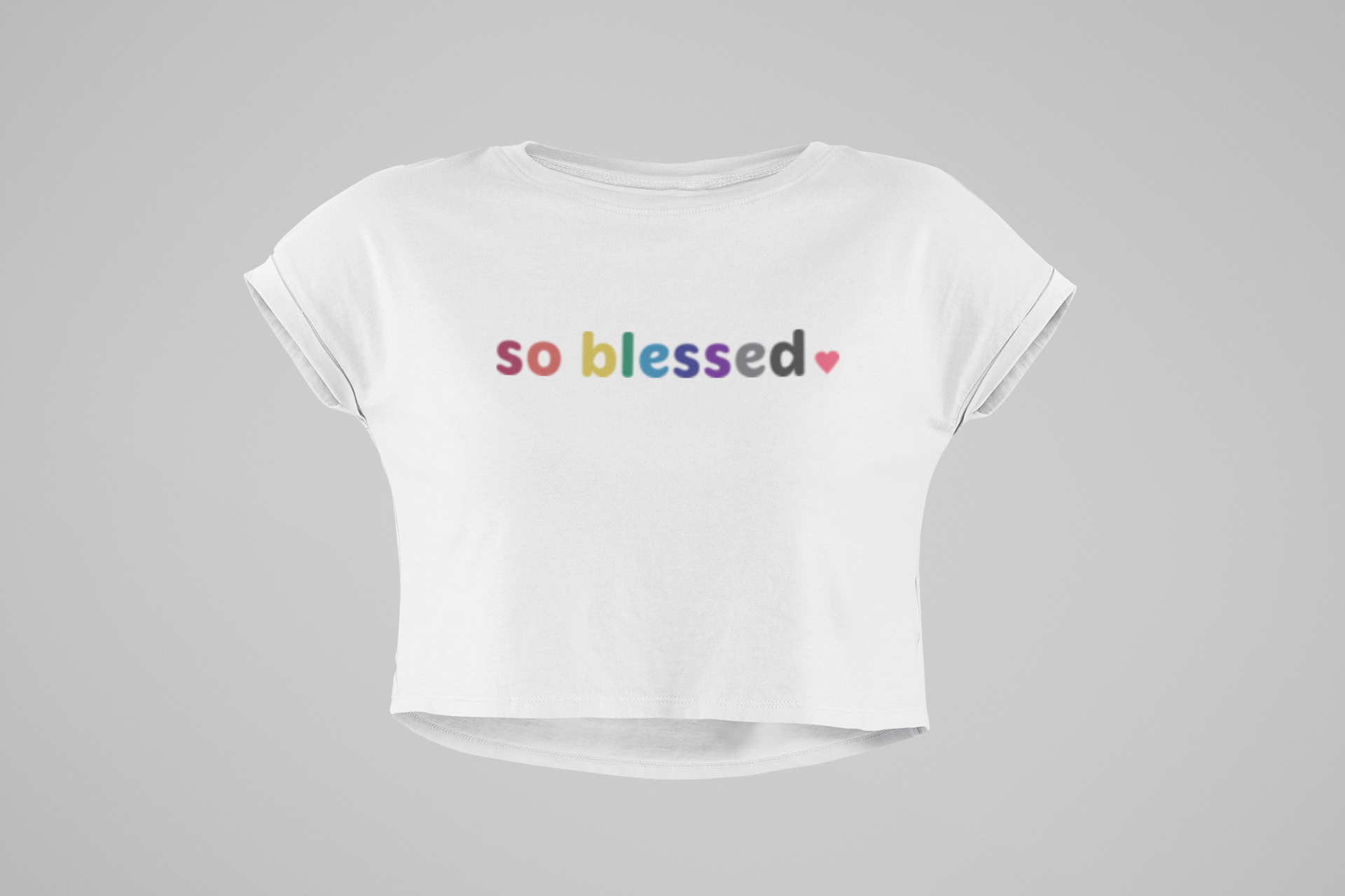 So Blessed Women Croptop