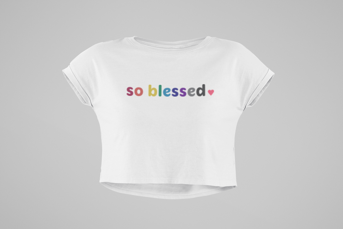 So Blessed Women Croptop