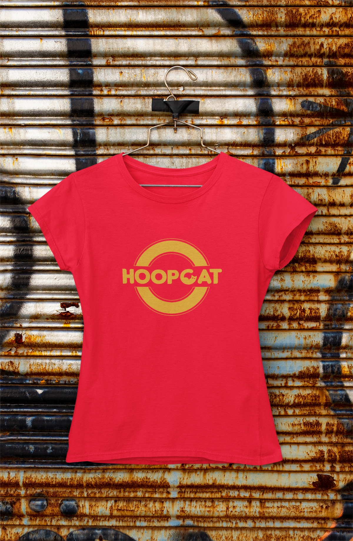 Hoopcat Brand Red Women's T-Shirt