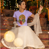 MAVELI- KATHAKALI-THEYYAM FUSION T-SHIRT FOR WOMEN