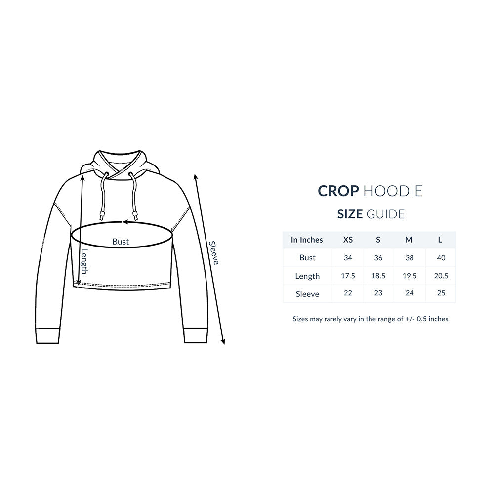 Kind in World Women Crop Hoodie