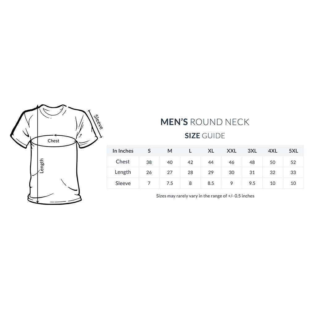 Rx 100 Round Neck T-Shirt for Men