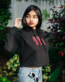 90's Women Crop Hoodie