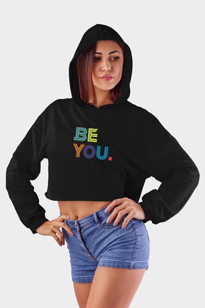 Be You Women Crop Hoodie