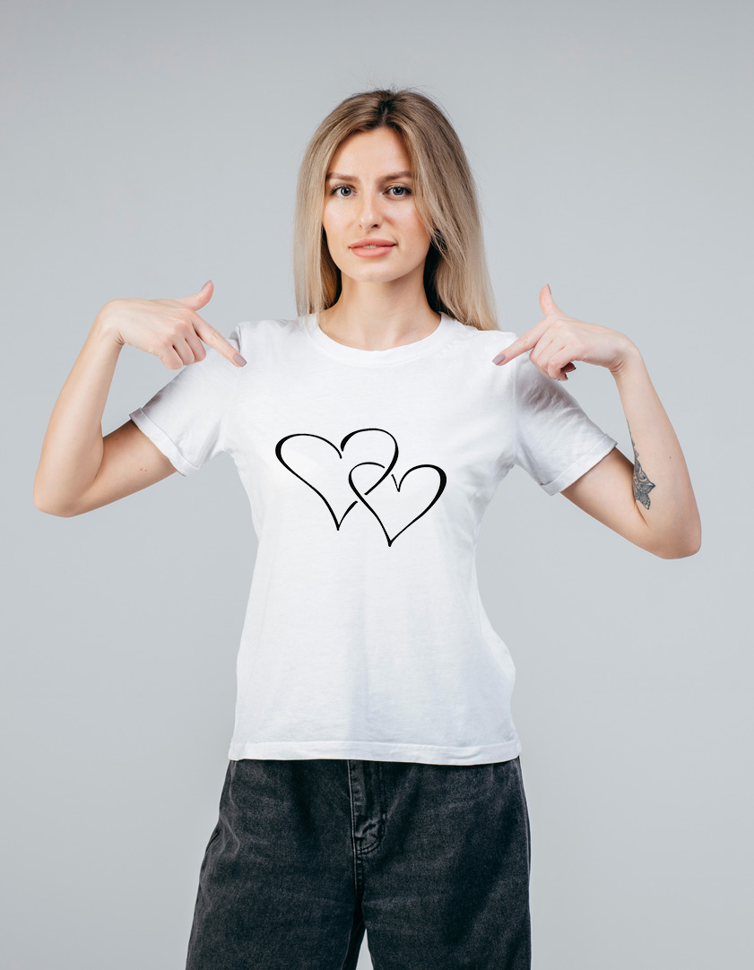 Double Love Women T-Shirt