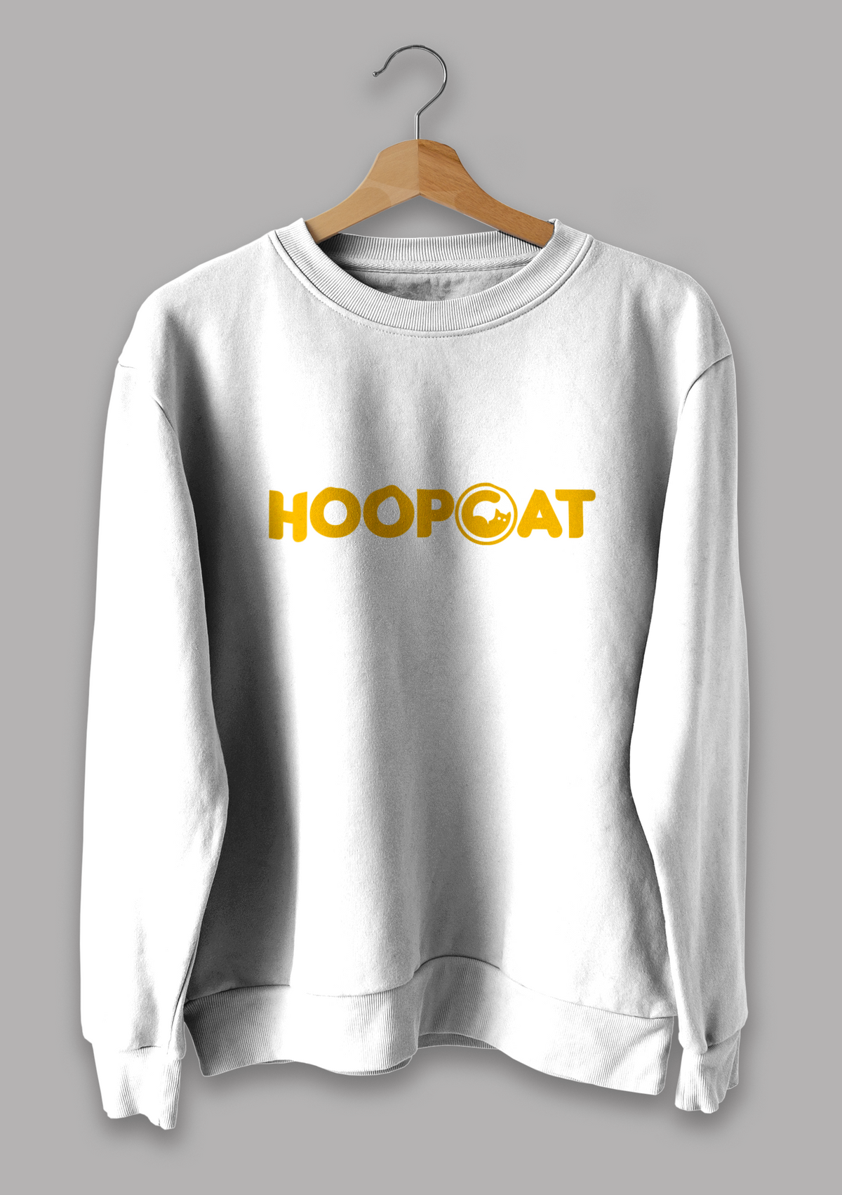 Hoopcat White Sweat Shirt for Men