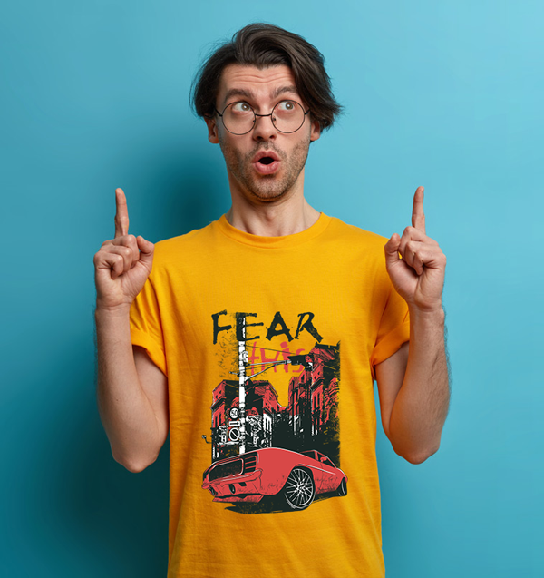 Fear This Half Sleeve T-Shirt for Men