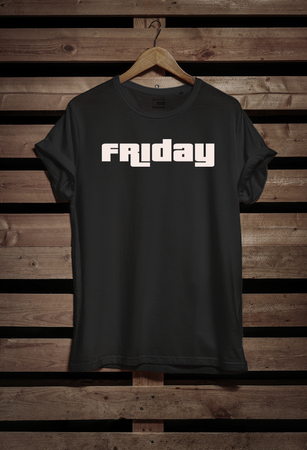 Friday Half Sleeve T-Shirt for Men