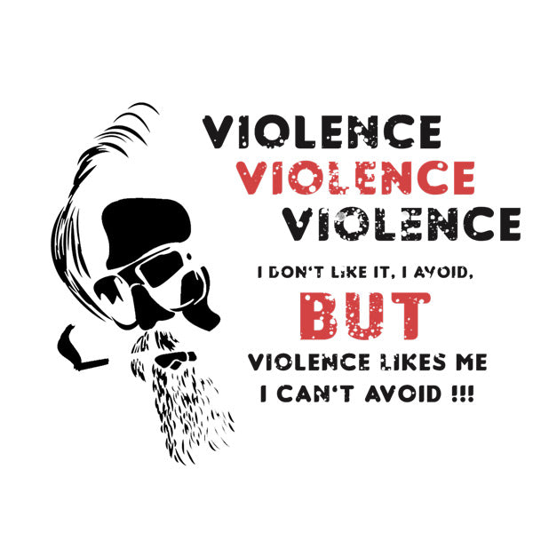 White KGF Violence T-shirt