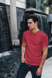 Red Half Sleeve T-Shirt for Men