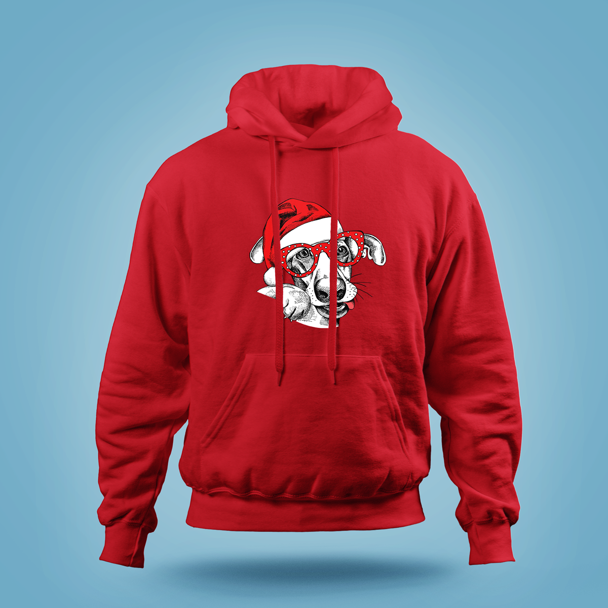 X-Mas Dog Hoodie for Men