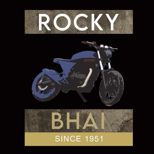 Black KGF Rocky Bhai T-Shirts