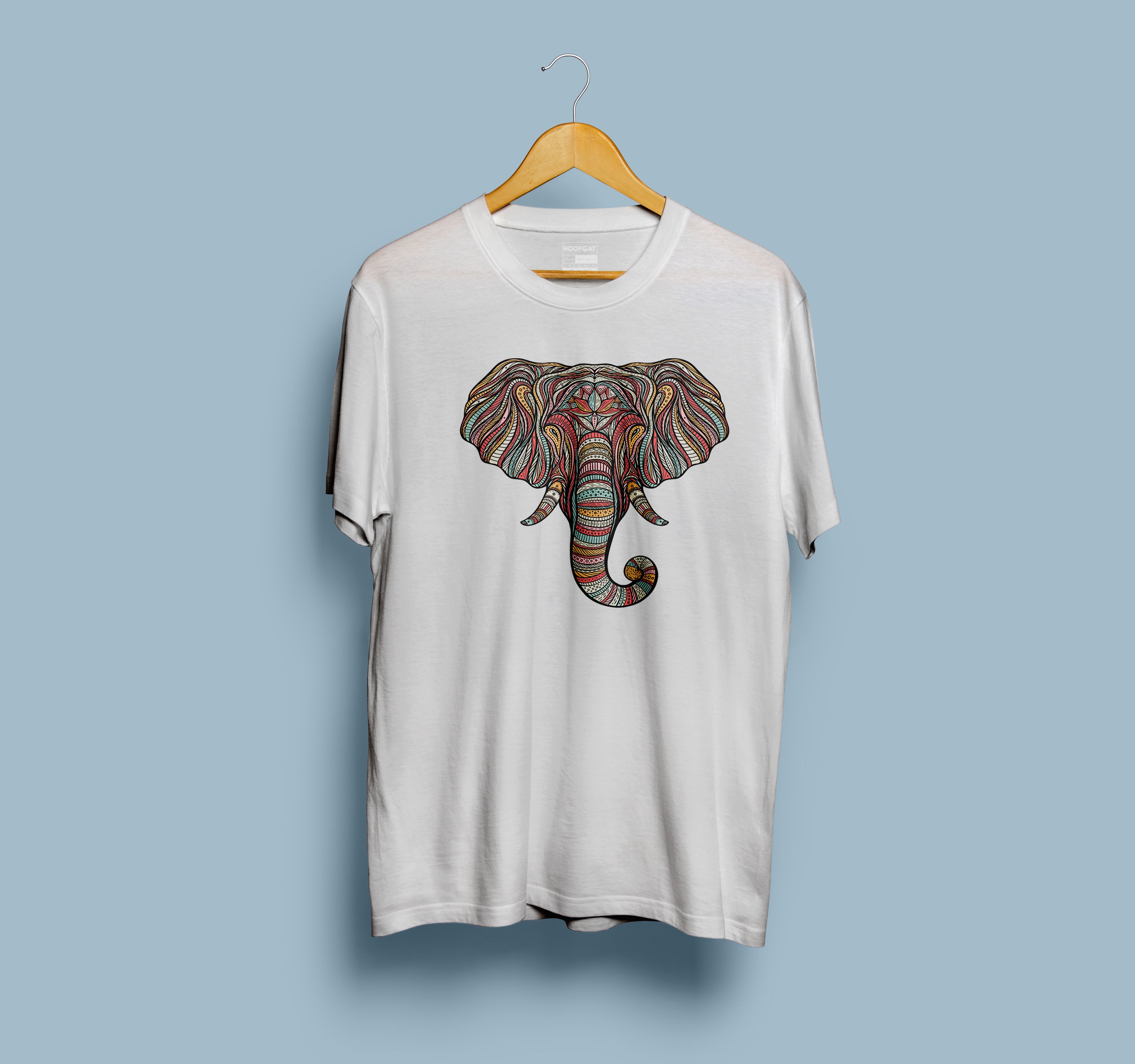 Elephant graphic design White T-Shirt