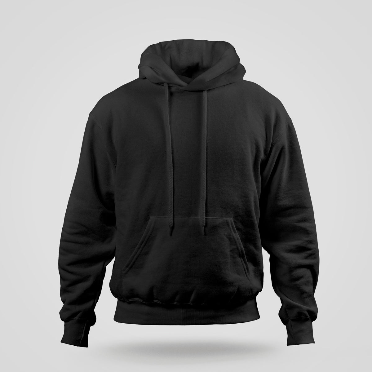 Plain Black Hoodie