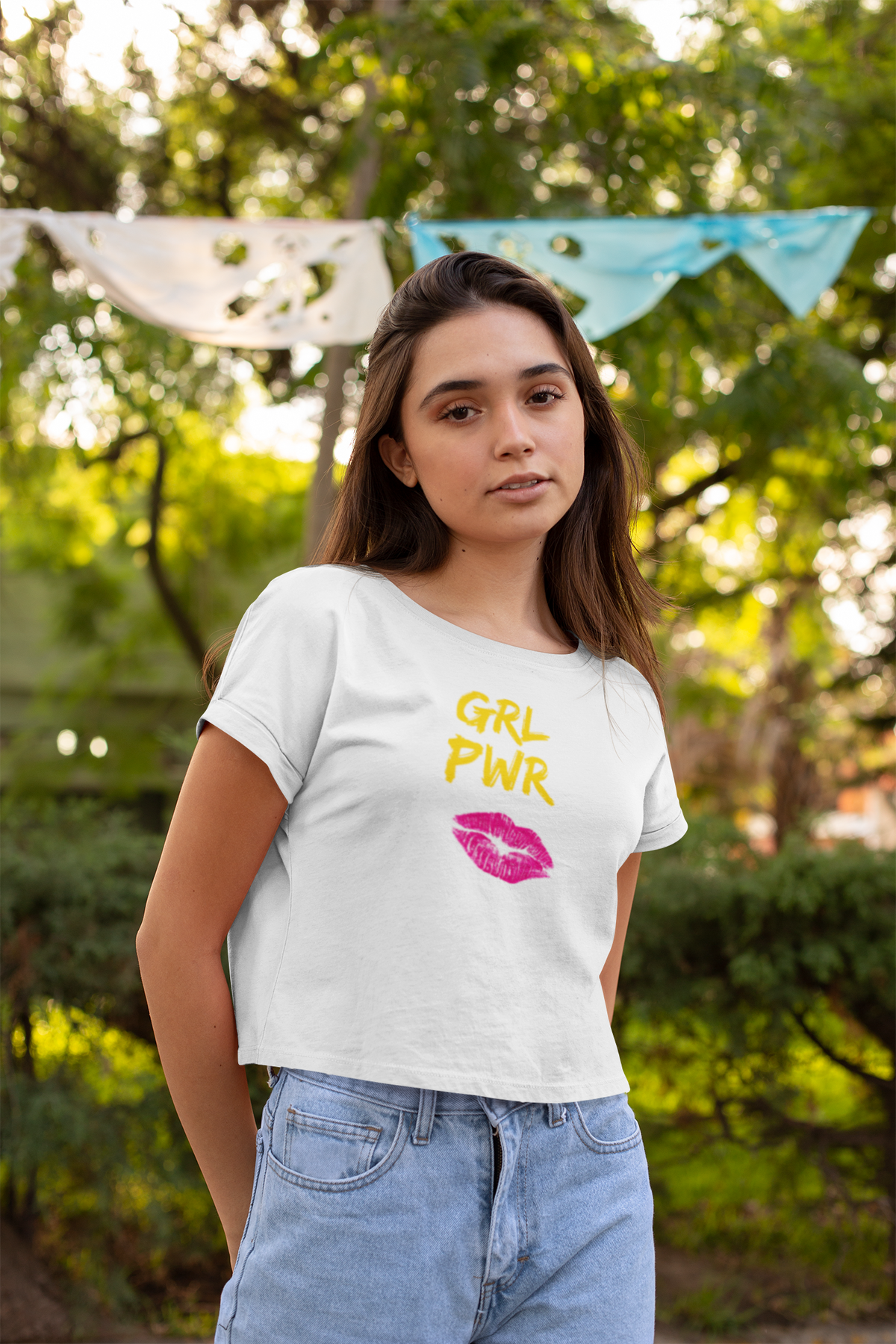 Girl Power Women Croptop