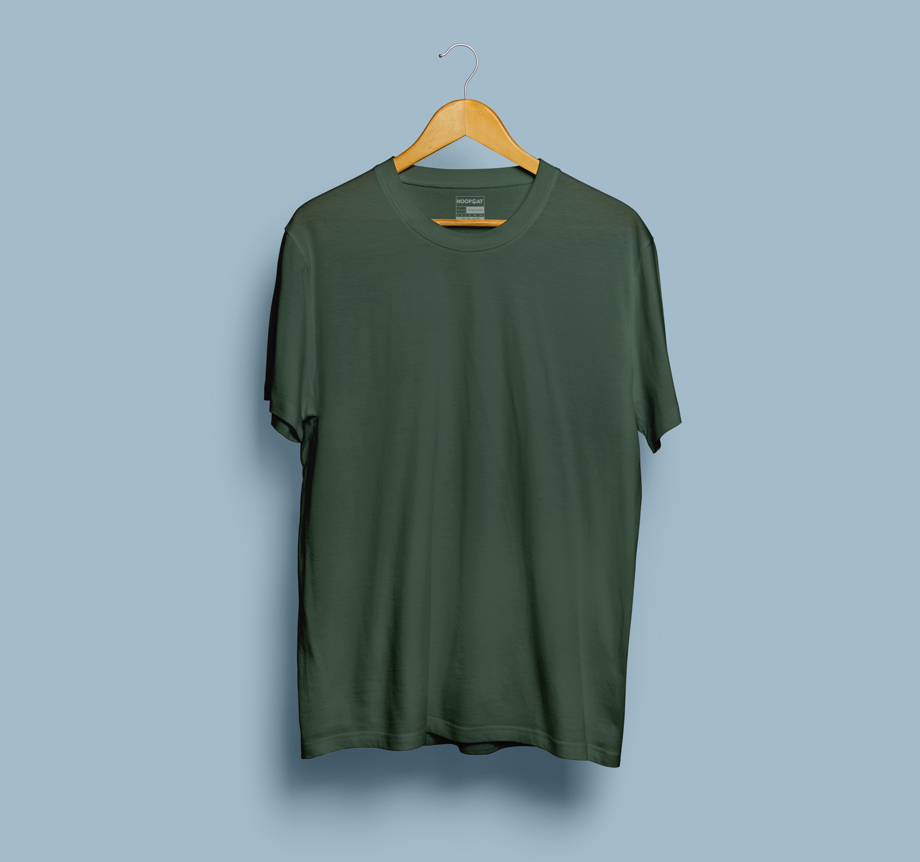 Olive Green Half Sleeve T-Shirt for Men