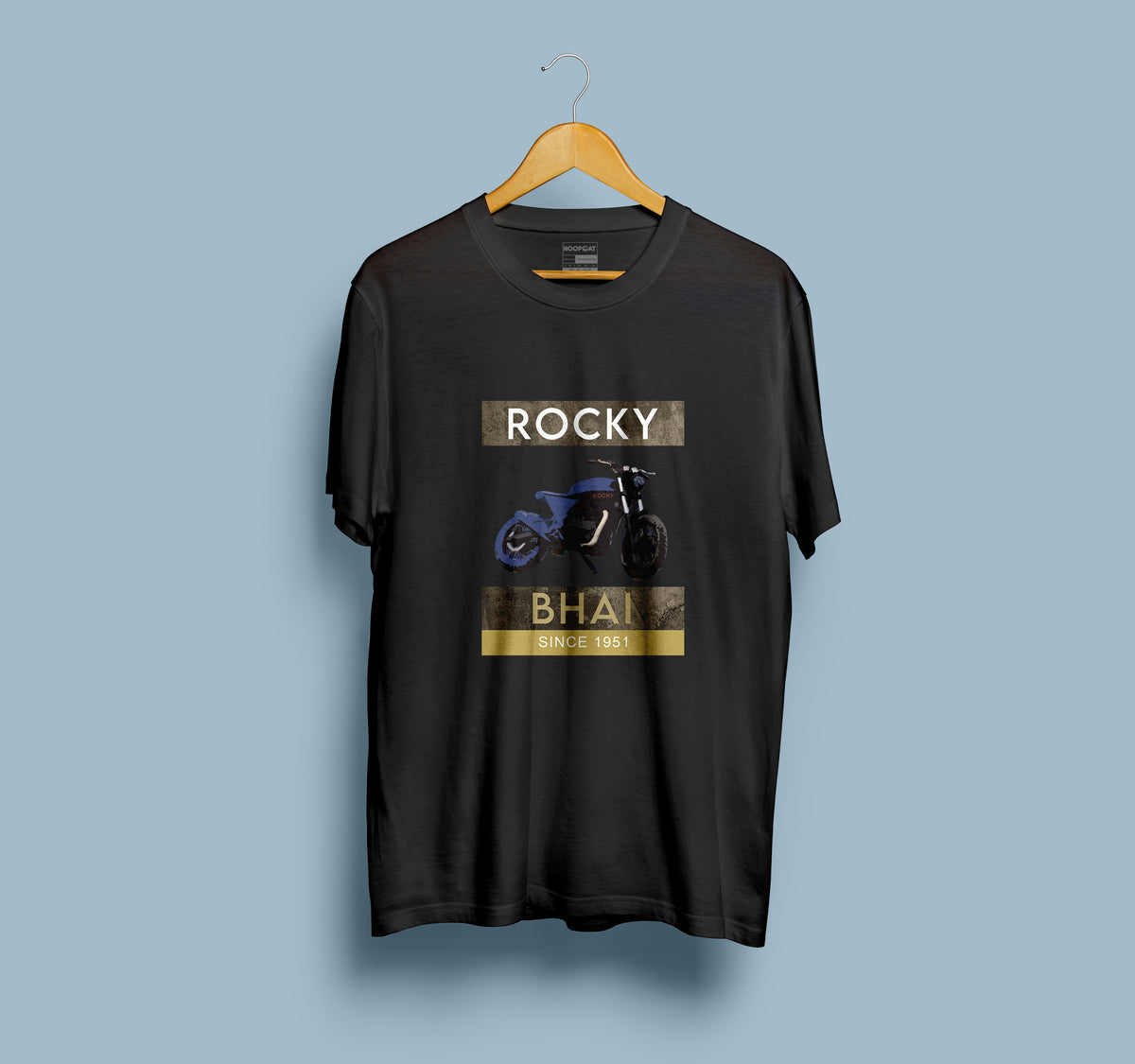 Black KGF Rocky Bhai T-Shirts