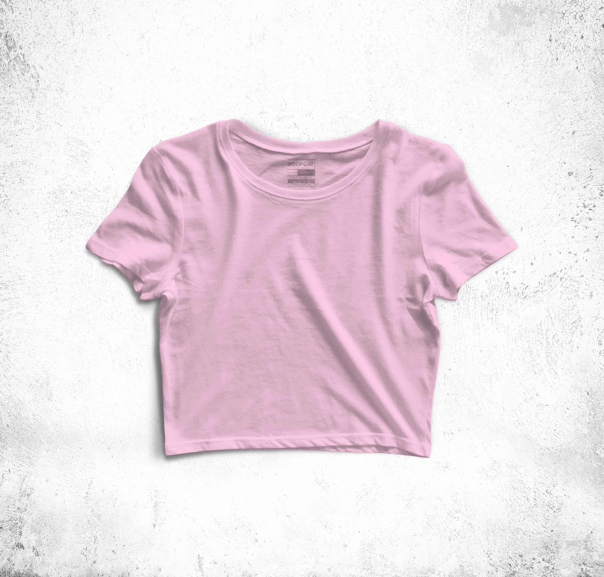 Light Pink Crop Top for Women