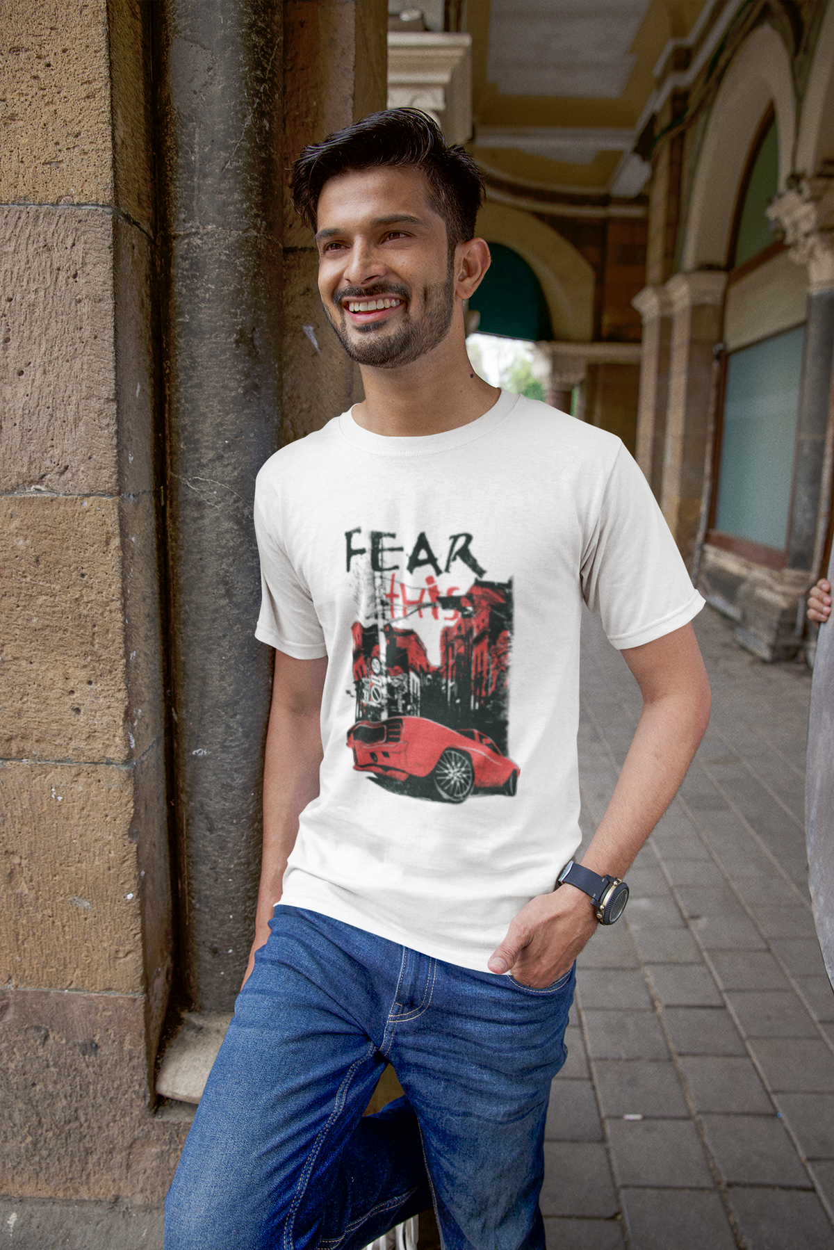 Fear This Half Sleeve T-Shirt for Men