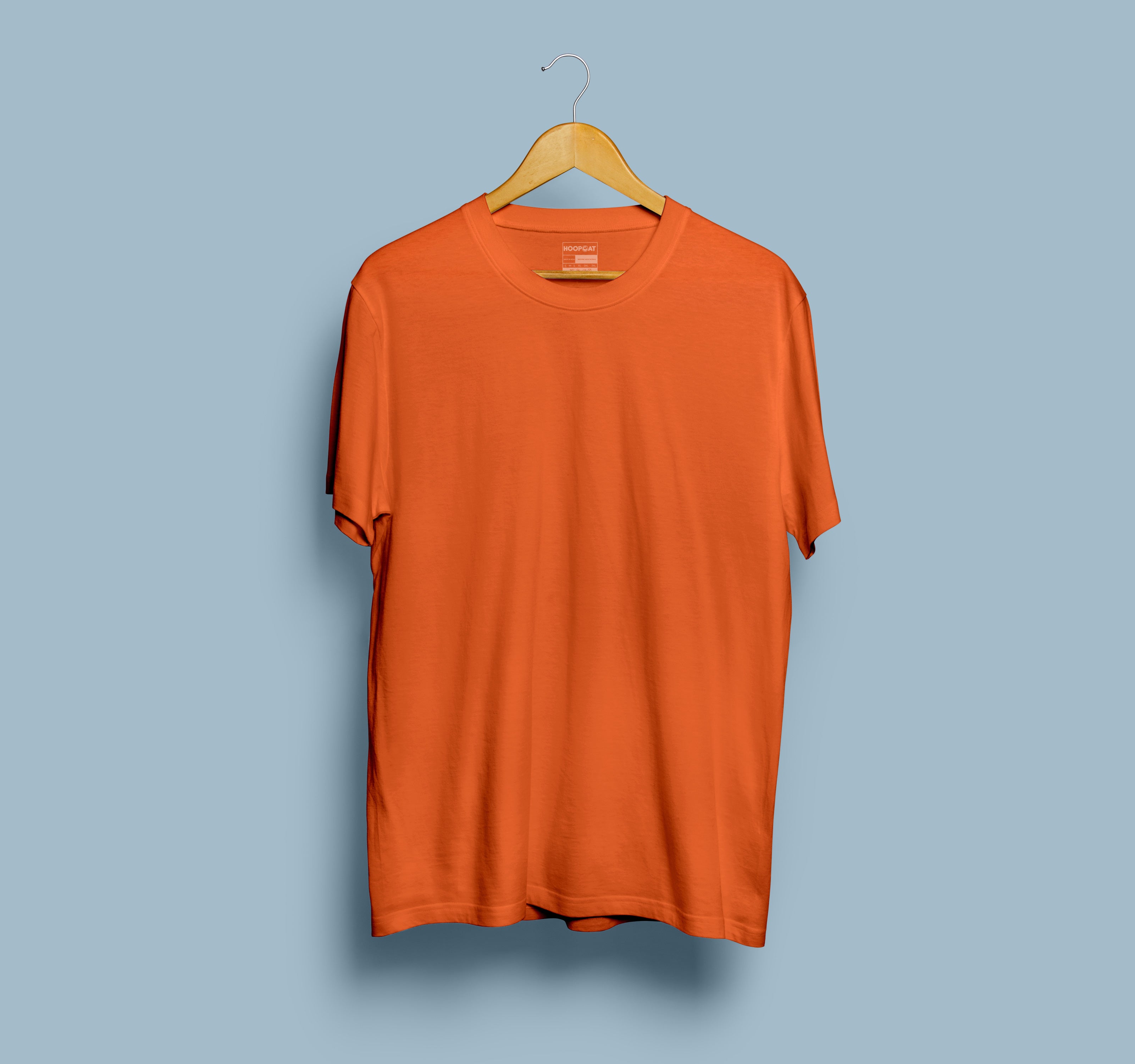 Orange Half Sleeve T-Shirt for Men