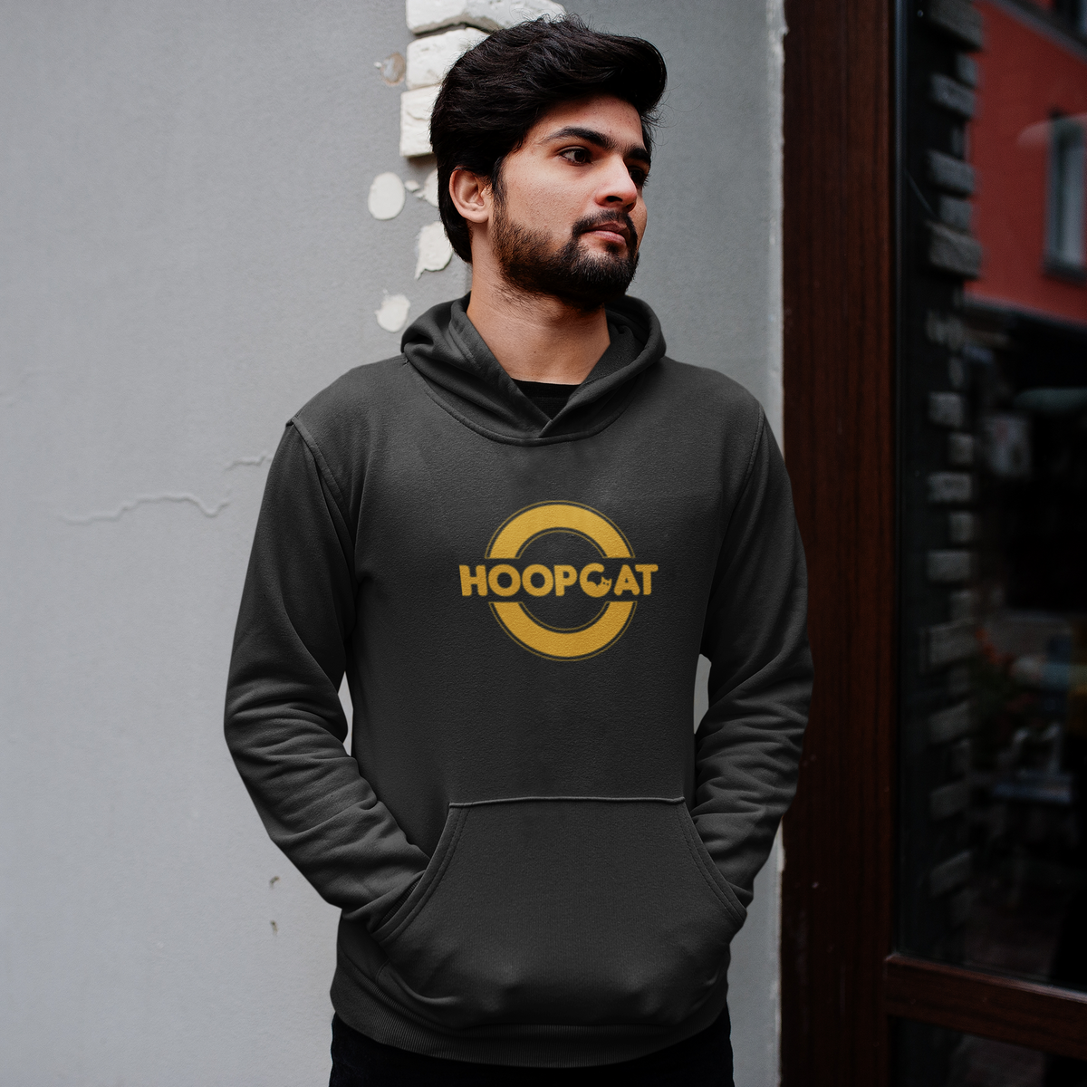 Hoopcat Brand Black Men's Hoodies