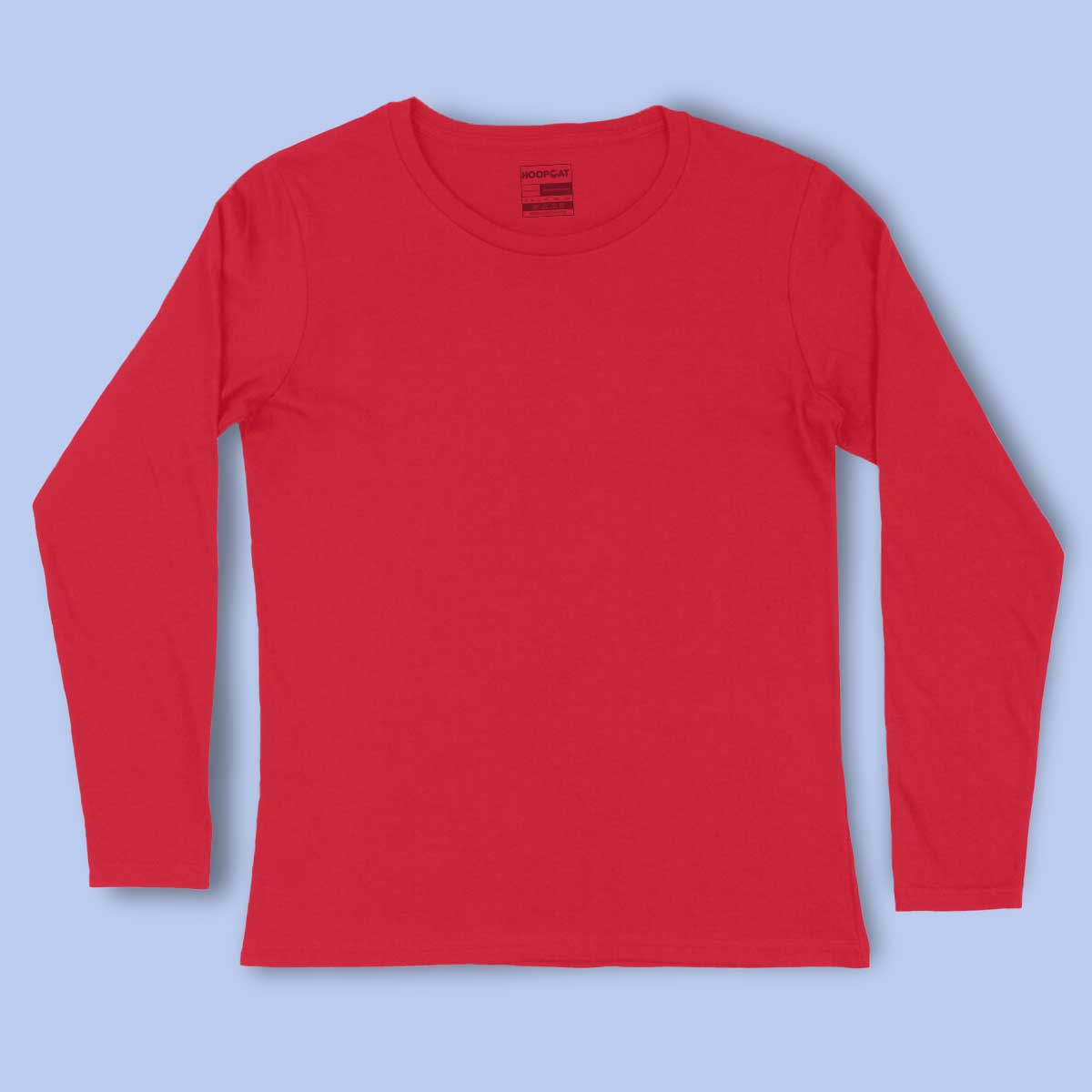 Red Full Sleeve T-Shirt  for Men