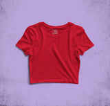 Red Crop Top for Women