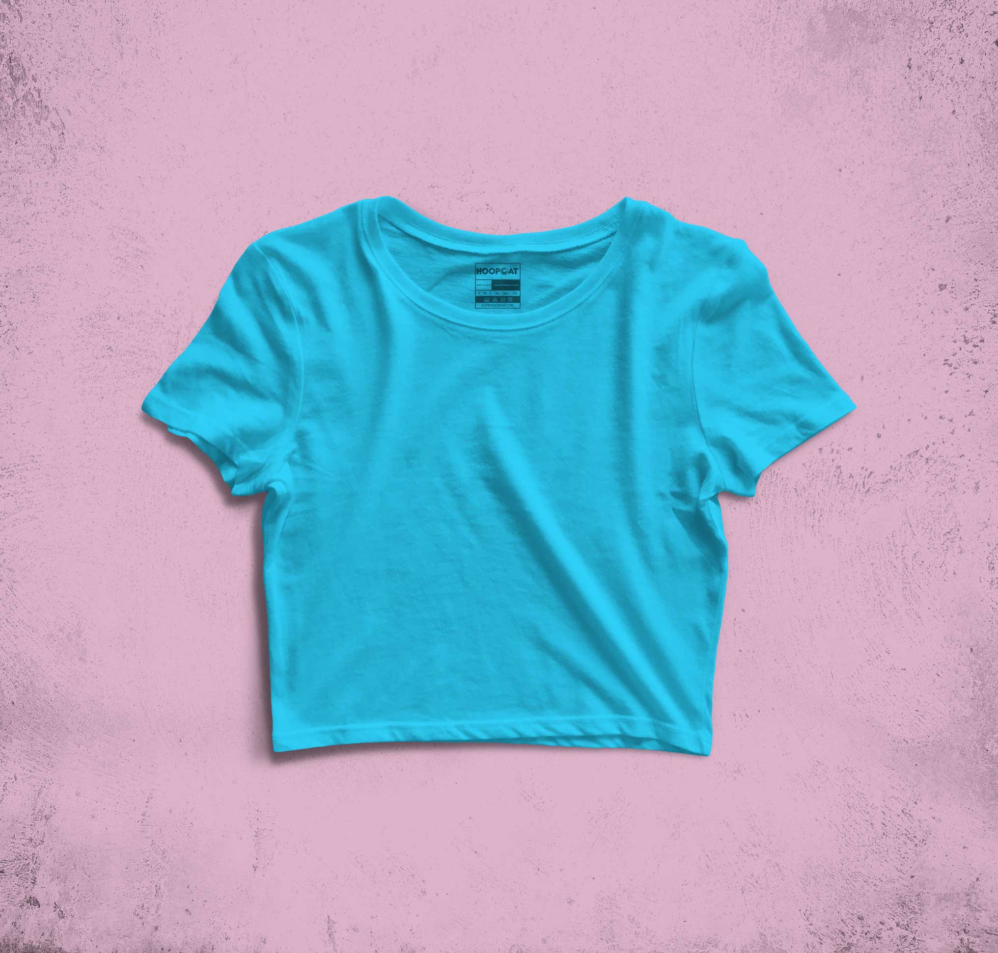 Sky Blue Crop Top for Women