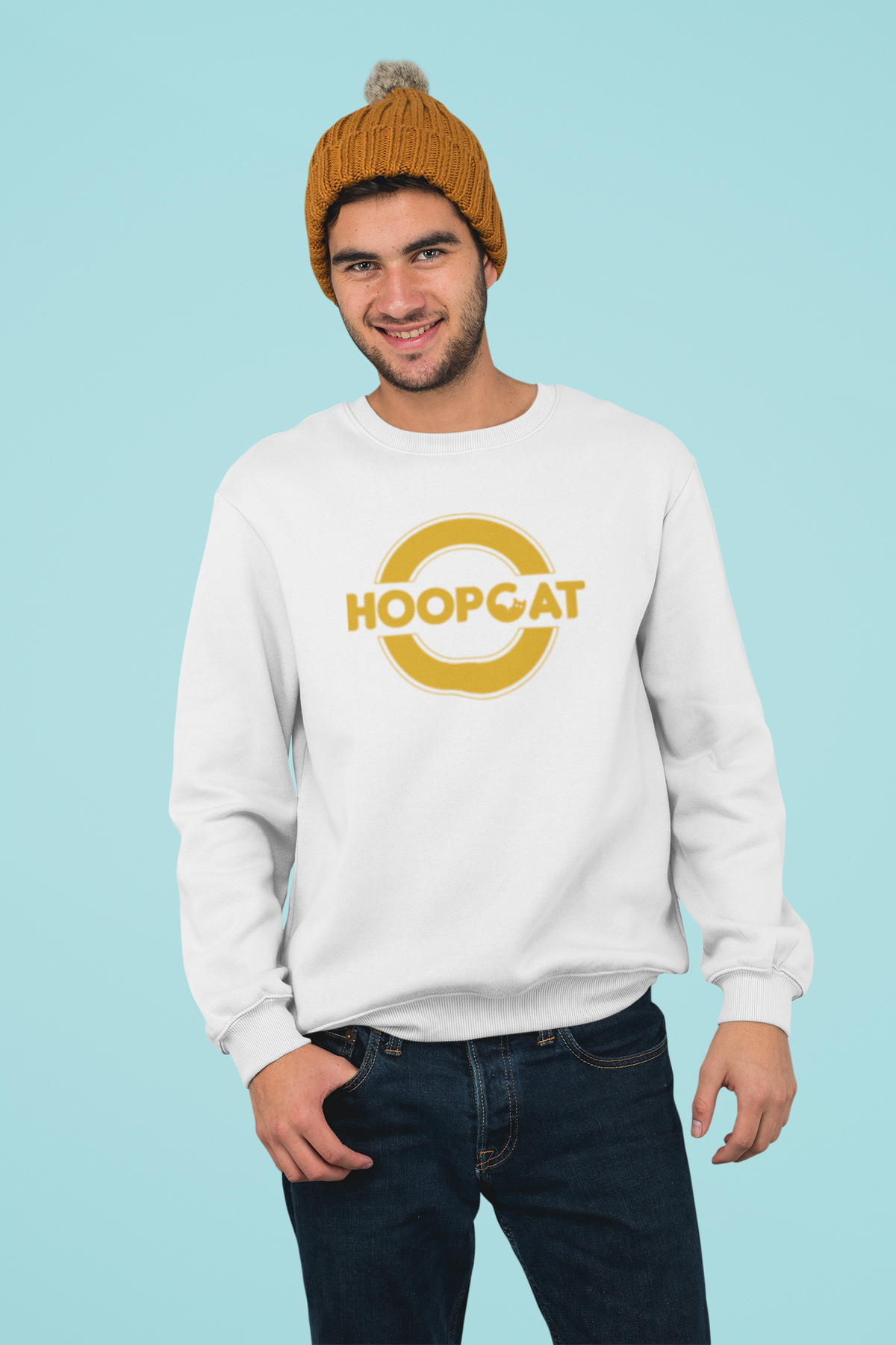 Hoopcat Brand White Sweat Shirt for Men