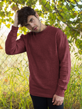 Plain Maroon Sweatshirt for Men