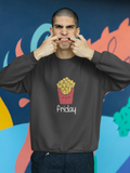 Friday Fries Sweat Shirt for Men