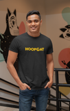 Hoopcat Black Half Sleeve T-Shirt for Men